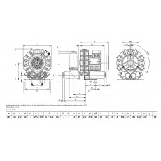 FPZ SCL K04-MS Side Channel Blower