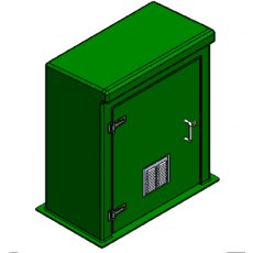 GRP Booster Set Enclosure PWH-1x0.5x1.2