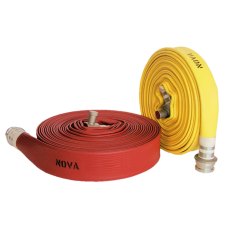 64mm  Layflat Fire Hose  Type 3 with fittings, Non Potable,red