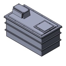 2000 Litre Type AB Air Gap GRP Water Tank, Insulated, Cat 5 2000 Litre Type AB Air Gap GRP Water Tank, Insulated, Cat 5