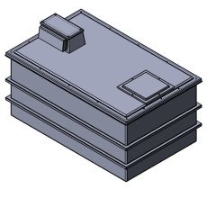 4500 Litre Type AB Air Gap GRP Water Tank, Insulated, Cat 5 4500 Litre Type AB Air Gap GRP Water Tank, Insulated, Cat 5