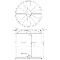7000 Litre Underground Potable Water Tank