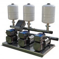 Vari-Rs Featuring Grundfos Triple booster Pump With TD Variable Speed Controller, 108L/MIN @ 6.5 BAR