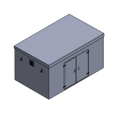 GRP Booster Set Grand Enclosure PWHG.4x2.5x2 GRP Booster Set Grand Enclosure PWHG.4x2.5x2
