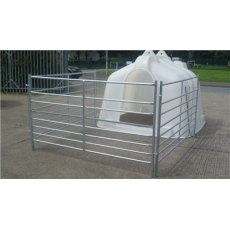 JFC Group Calf Hutch with Plain Penning and Teet Feeder