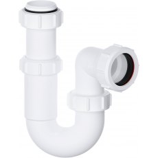 PlumbEZ 40mm Adjustable Swivel P Trap with Anti-Slip Ring