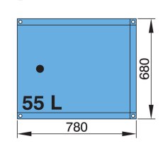 55 Litre Flexible Water Tank, Potable 55 Litre Flexible Water Tank, Potable