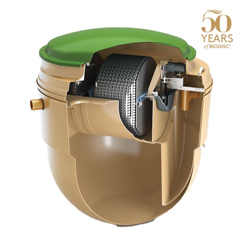 Klargester BA BioDisc Sewage Treatment Plant up to 6PE cut away