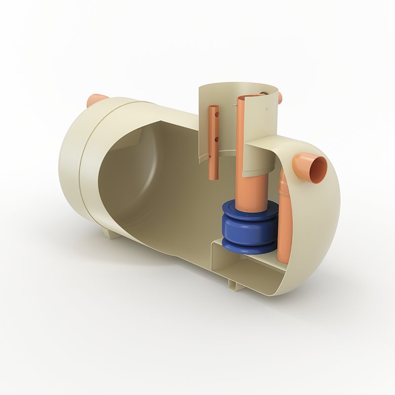 Klargester Full Retention Separator NSFA040 - 2225M² drainage area