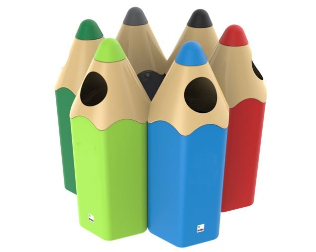 Paxton Pencil Litter Bin - 70L