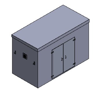 PWHG.4x2x2.5 GRP Booster Set Grand Enclosure