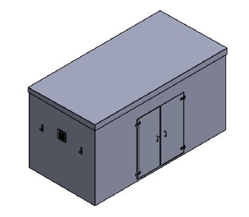 PWHG.5x2.5x2.5 GRP Booster Set Grand Enclosure