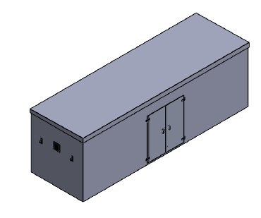 PWHG.8x2.5x2.5 GRP Booster Set Grand Enclosure