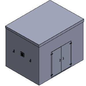PWHG.4x3x3 GRP Grand Pump Enclosure