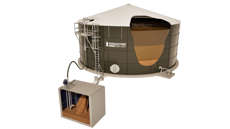 Permastore Slurry Tank - 348 m³ to 50,000 m³