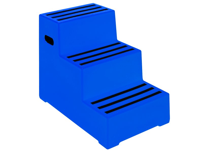3 Step Premium Mounting Block Blue