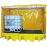 Double IBC / 8 Drum Covered Spill Pallet Bund