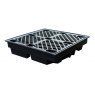 4 Drum Spill Pallet Recycled, Low Profile