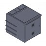 Purewater 1000 Litre GRP Pump Enclosure with built in Tank, AG air gap