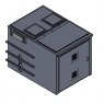 3000 Litre GRP Pump Enclosure with built in Tank, CAT 5 AB air gap
