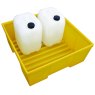 Spill drip tray base only, 110 Litre, top view