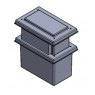 90 Litre Type AB Air Gap GRP Water Tank, Insulated