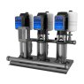 Direct Pumps & Tanks 2' Triple Variable Speed Vertical Booster Pump Set Mid curve duty 255l/min @ 8.0bar D/A/A