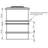 1501 Litre GRP Water Tank - Two Piece Insulated