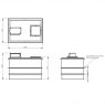 2726 Litre Type AB Air Gap GRP Water Tank, Insulated, Cat 5