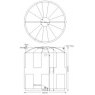 7000 Litre Underground Potable Water Tank diagram
