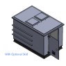 3375 Litre GRP Pump Enclosure with built in Tank, AG air gap 5625-3375