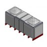 4165 Litre GRP Sectional Water Tank, Totally Internally Flanged (TIF) Divided
