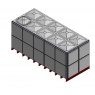 23805 Litre GRP Sectional Water Tank, Totally Internally Flanged (TIF)