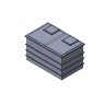 5625 Litre Divided GRP Water Tank, Insulated