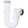 PlumbEZ 40mm Adjustable Swivel P Trap with Anti-Slip Ring