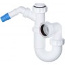PlumbEZ 40mm Telescopic Adjustable P Trap with Swivel Inlet