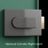 Optional Cylinder Night Latch