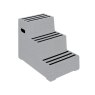 3 Step Premium Mounting Block Mottle Grey